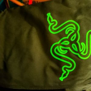 Black & Lime Green Laptop bag